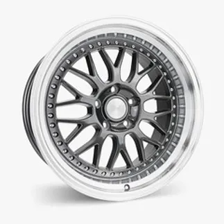 ESR SR01 17X8.5 ET30 (5X114.3 / 72.56) - Gunmetal - Machined Lip